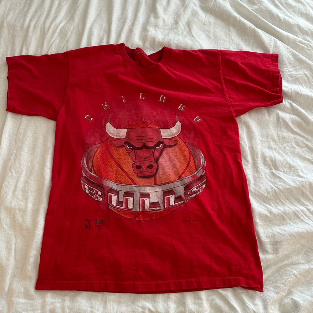 Chicago Bulls Red Graphic T-Shirt